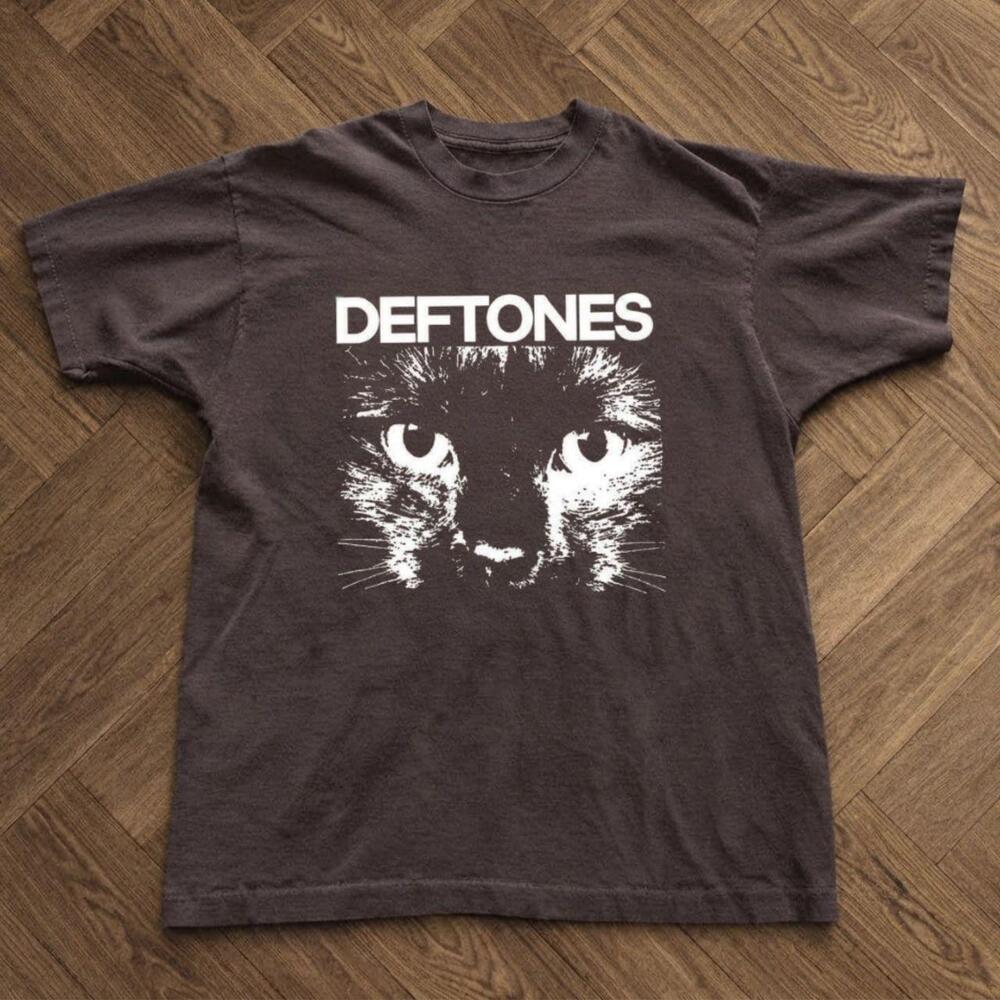Deftones Cat Graphic Band T-Shirt